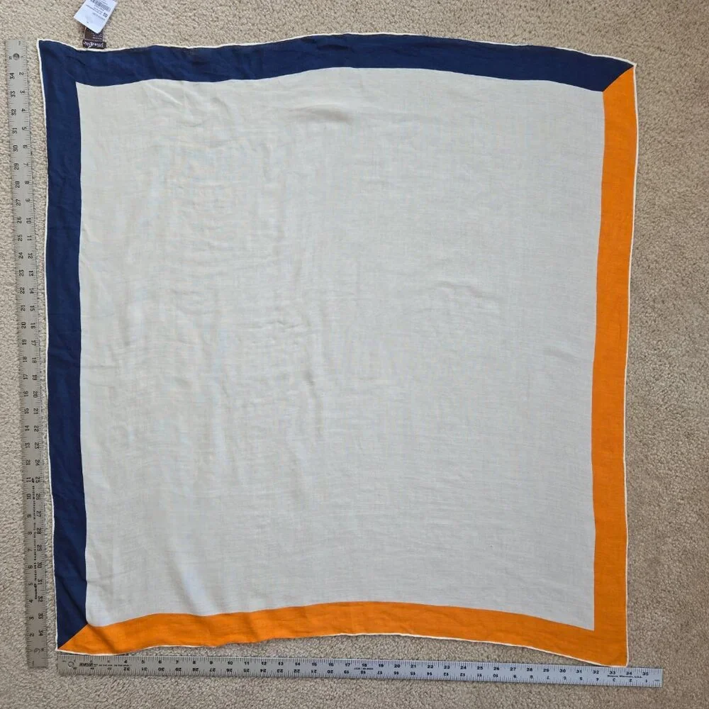 NWT J. McLaughlin Silk & Linen Scarf